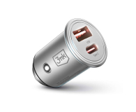 3mk Ładowarka Samochodowa Hyper Car Charger 45W USB-C + USB-A - 1183901 - zdjęcie 3